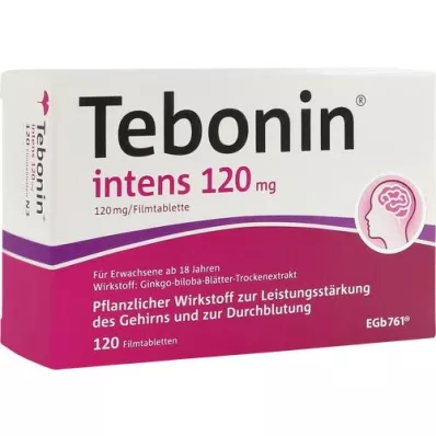 TEBONIN intens 120 mg comprimidos revestidos por película, 120 unid