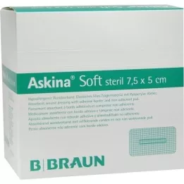 ASKINA Penso macio para feridas 5x7,5 cm estéril, 50 unidades