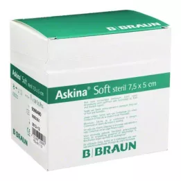 ASKINA Penso macio para feridas 5x7,5 cm estéril, 50 unidades
