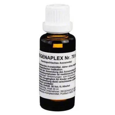 REGENAPLEX N.º 70 h gotas, 30 ml REGENAPLEX N.º 70 h gotas, 30 ml