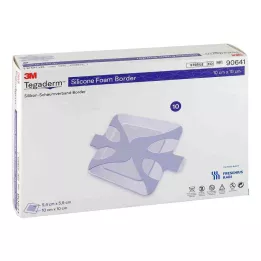 TEGADERM Borda de espuma de silicone FK 10x10 cm, 10 pcs
