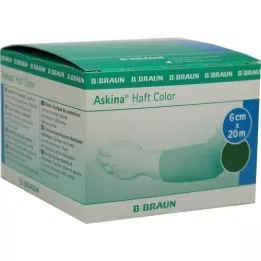 ASKINA Ligadura adesiva cor 6 cmx20 m verde, 1 pc