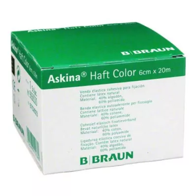 ASKINA Ligadura adesiva cor 6 cmx20 m verde, 1 pc