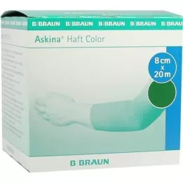 ASKINA Ligadura adesiva colorida 8 cmx20 m verde, 1 pc