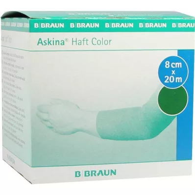 ASKINA Ligadura adesiva colorida 8 cmx20 m verde, 1 pc