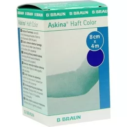 ASKINA Ligadura adesiva cor 8 cmx4 m azul, 1 pc