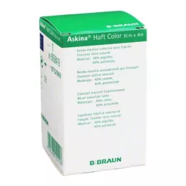 ASKINA Ligadura adesiva cor 8 cmx4 m azul, 1 pc