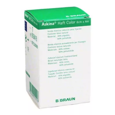 ASKINA Ligadura adesiva cor 8 cmx4 m azul, 1 pc