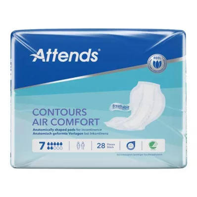 Atende Contours Air Comfort 7 Novo, 28 peças