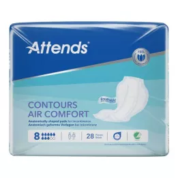 ATTENDS Modelos Contours Air Comfort 8, 28 peças
