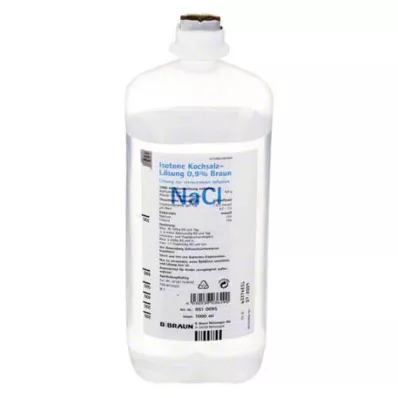 Solução salina 0,9% Ecoflac Plus, 1000 ml