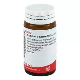 Aconitum tubere D 20 glóbulos, 20 g