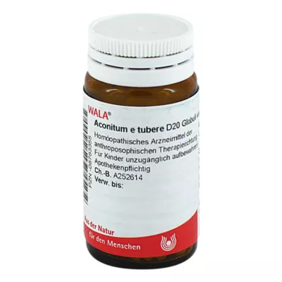 Aconitum tubere D 20 glóbulos, 20 g Aconitum tubere D 20 glóbulos, 20 g