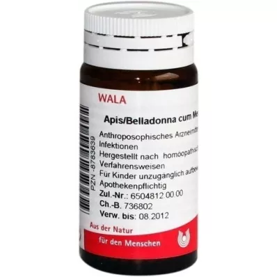 APIS BELLADONNA cum Mercurio globules, 20 g