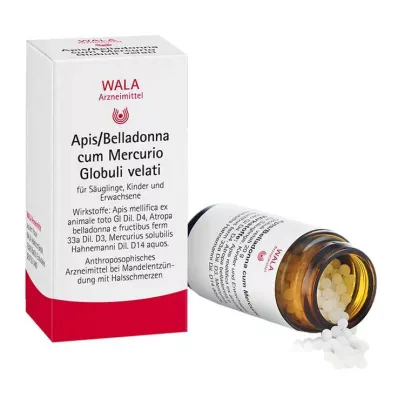 APIS BELLADONNA cum Mercurio globules, 20 g APIS BELLADONNA cum Mercurio globules, 20 g