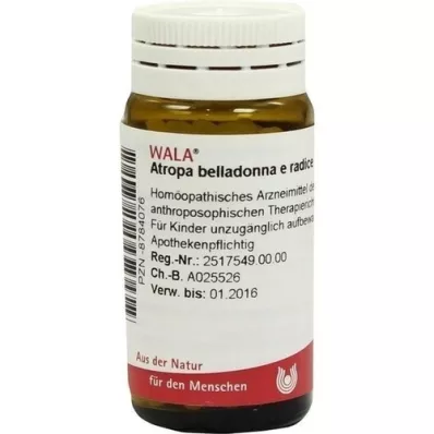 ATROPA belladonna e Radix D 3 glóbulos, 20 g