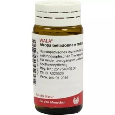 Glóbulos Atropa Belladonna e Radix D3 (20 g)