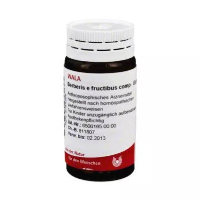 BERBERIS E fructibus comp. globules, 20 g