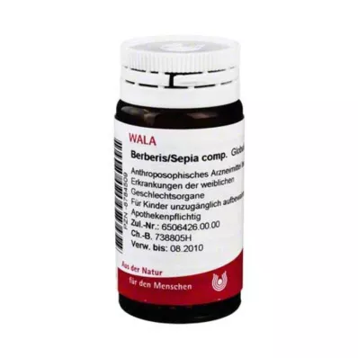 Berberis / Sépia comp.Glóbulos, 20 g Berberis / Sépia comp.Glóbulos, 20 g