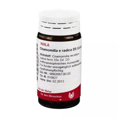 Chamomilla E Radix D 3 glóbulos, 20 g Chamomilla E Radix D 3 glóbulos, 20 g