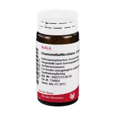 CHAMOMILLA/NICOTIANA Globules, 20 g
