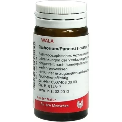 CICHORIUM PANCREAS comp. glóbulos, 20 g