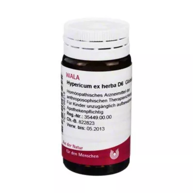 HYPERICUM EX Herba D 6 glóbulos, 20 g