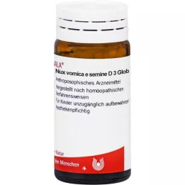 NUX VOMICA E semine D 3 glóbulos, 20 g