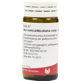 NUX VOMICA/NICOTIANA comp. glóbulos, 20 g