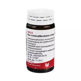 NUX VOMICA/NICOTIANA comp. glóbulos, 20 g