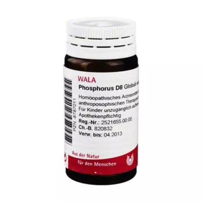 PHOSPHORUS D 8 glóbulos, 20 g