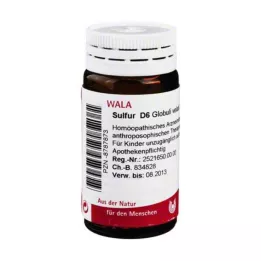 Glóbulos de enxofre D6, 20 g