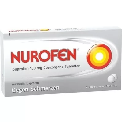 NUROFEN Ibuprofeno 400 mg comprimidos revestidos, 24 unid