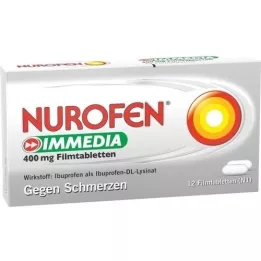 NUROFEN Immedia 400 mg comprimidos revestidos por película, 12 unid