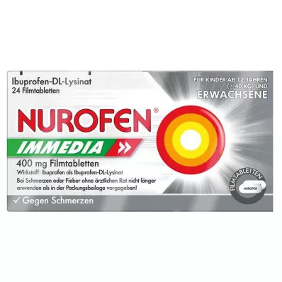 NUROFEN Immedia 400 mg comprimidos revestidos por película, 24 unidades NUROFEN Immedia 400 mg comprimidos revestidos por película, 24 unidades