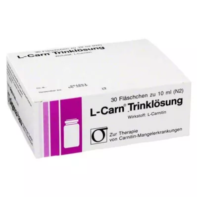 L-CARN Solução para beber, 30X10 ml L-CARN Solução para beber, 30X10 ml