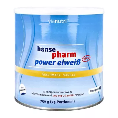 Proteína Hansepharm Power mais baunilha em pó (750 g) Proteína Hansepharm Power mais baunilha em pó (750 g)
