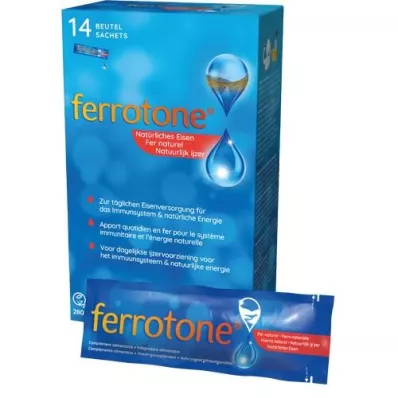 FERROTONE Saqueta de ferro, 14X20 ml