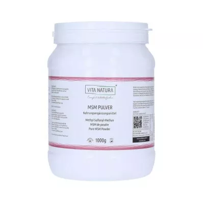 MSM PULVER Metilsulfonilmetano em pó, 1000 g