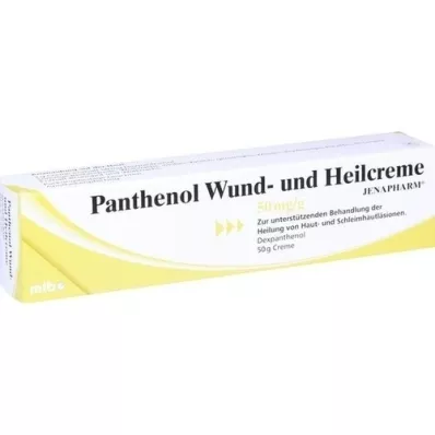 PANTHENOL Creme para feridas e cicatrização Jenapharm, 50 g