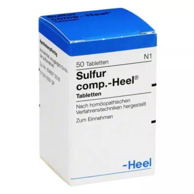 Comprimidos de enxofre comp.Heel, 50 unidades Comprimidos de enxofre comp.Heel, 50 unidades
