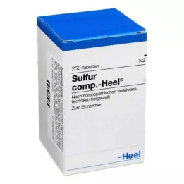 SULFUR COMP.Comprimidos para o calcanhar, 250 cápsulas