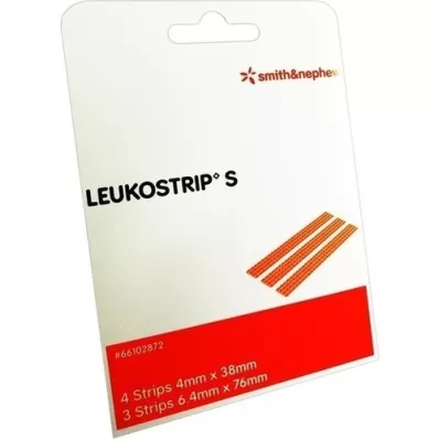 LEUKOSTRIP S Tiras de sutura 2 folhas uma tira de 3/4, 2 P