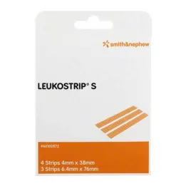 LEUKOSTRIP S Tiras de sutura 2 folhas uma tira de 3/4, 2 P