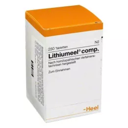 Comprimidos de lítio, 250 unidades