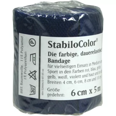 BORT Ligadura StabiloColor 6 cm azul, 1 unidade