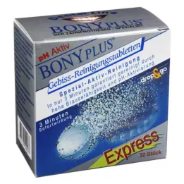 BONYPLUS Comprimidos efervescentes de limpeza, 32 unidades