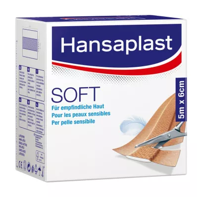 HANSAPLAST Rolo de gesso mole 6 cmx5 m, 1 pc HANSAPLAST Rolo de gesso mole 6 cmx5 m, 1 pc