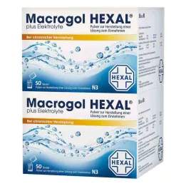 MACROGOL HEXAL mais electrólitos Plv.z.H.e.L.z.E., 100 unid