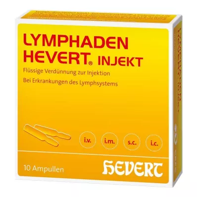 LYMPHADEN HEVERT Ampolas injectáveis, 10 unid